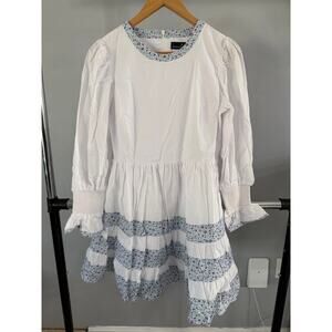 Tuckernuck Pomander Place Floral Tiered Fran Mini Dress SIZE S